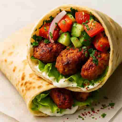 Sheet Pan Chicken Kabob Wraps—Easy, Healthy & Flavor-Packed!