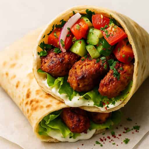 Sheet Pan Chicken Kabob Wraps—Easy, Healthy & Flavor-Packed!