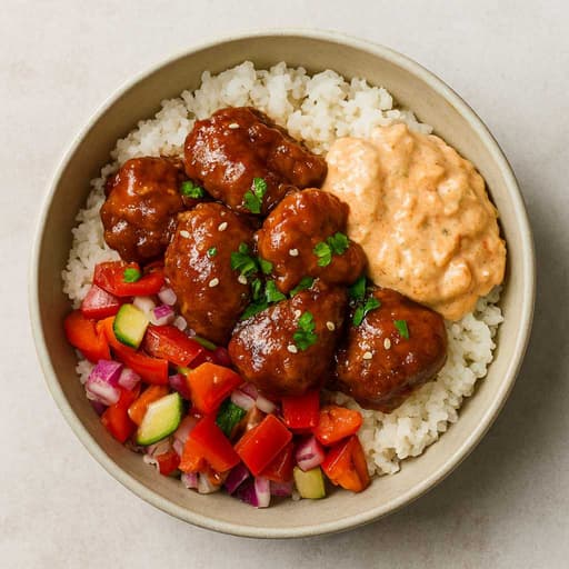 Sticky Honey-Chipotle Chicken Meal-Prep Bowls image
