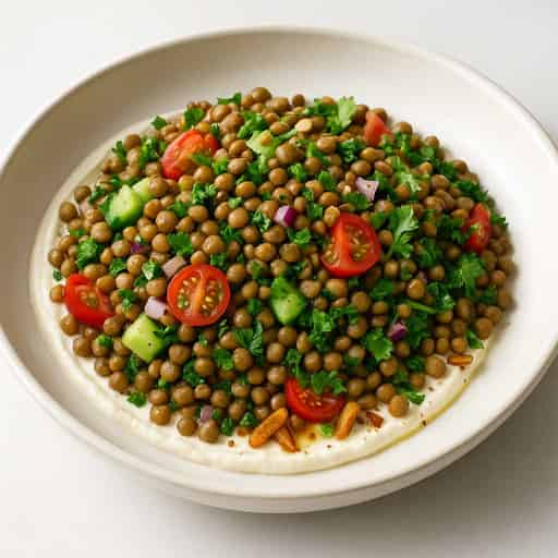 Tahini Yogurt Lentil Salad Image