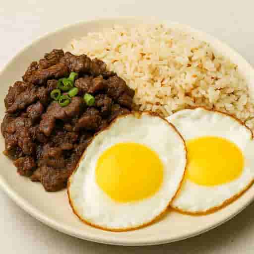 Ultimate Filipino Tapsilog—Garlic Rice, Tapa & Eggs!