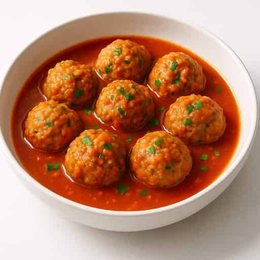 Vietnamese Pork Meatballs in Tomato Sauce (Xiu Mai) Image