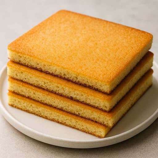 Flawlessly Thin & Golden Biscuit Joconde (Almond Sponge Layers) image