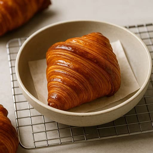 Classic French Croissants Made Easy (Bakery-Style Flake) image
