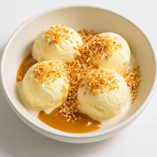 Category image for Dulce de Leche with Vanilla Ice Cream and Toasted Coconut