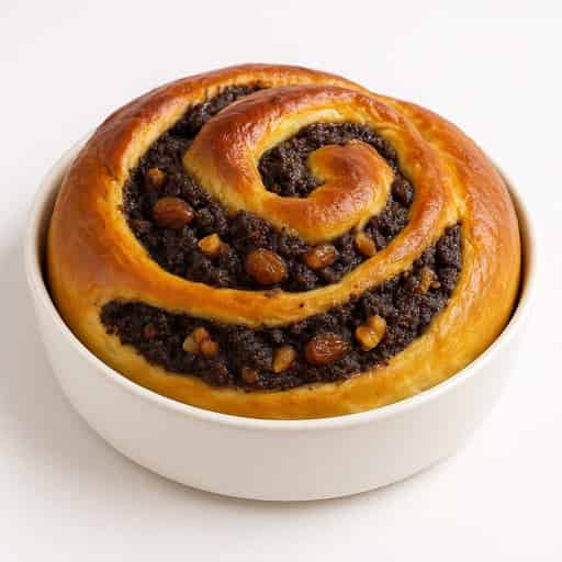 Category image for Golden Poppy Seed Wreath Roll (Makovník/Beigli)