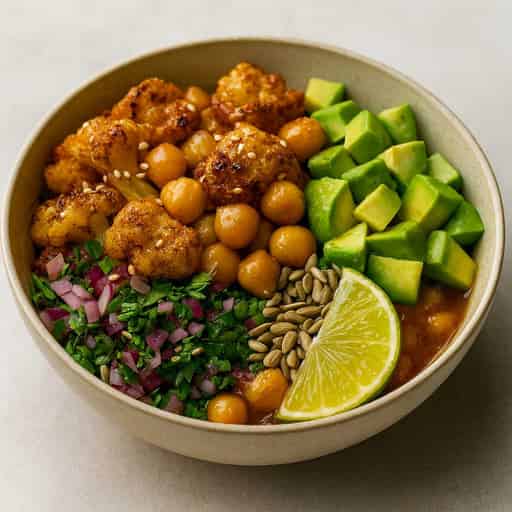 Category image for Honey-Paprika Cauliflower Chickpea Salad 🥗🔥