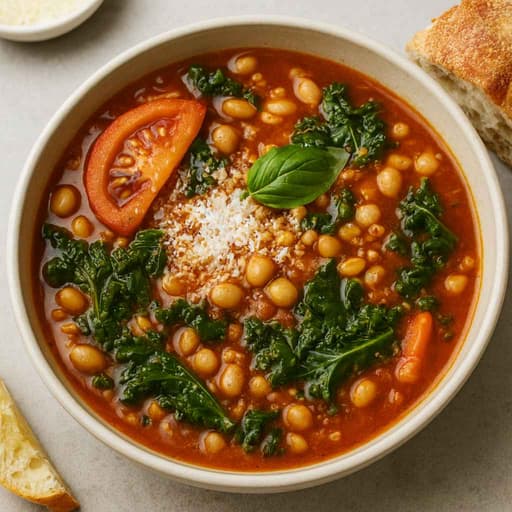 Pasta e Fagioli with Beans & Greens — Cozy Fall Soup image