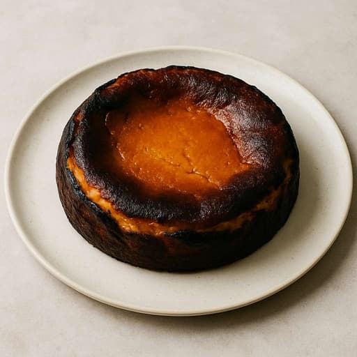 Pumpkin Basque Cheesecake—Burnt, Creamy, Fall Perfect image