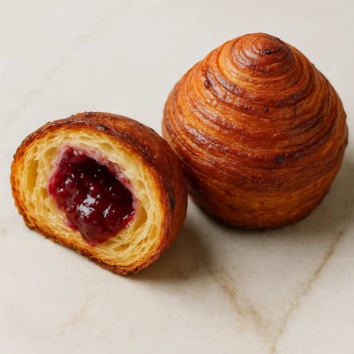 Raspberry Rolls with Balsamic Preserves (Bakery-Style) image
