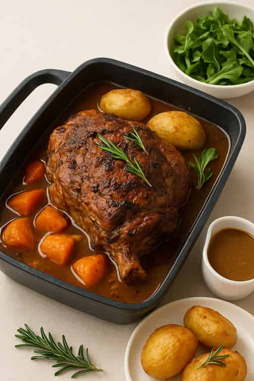Category image for Rosemary Garlic Lamb Shoulder with Gravy