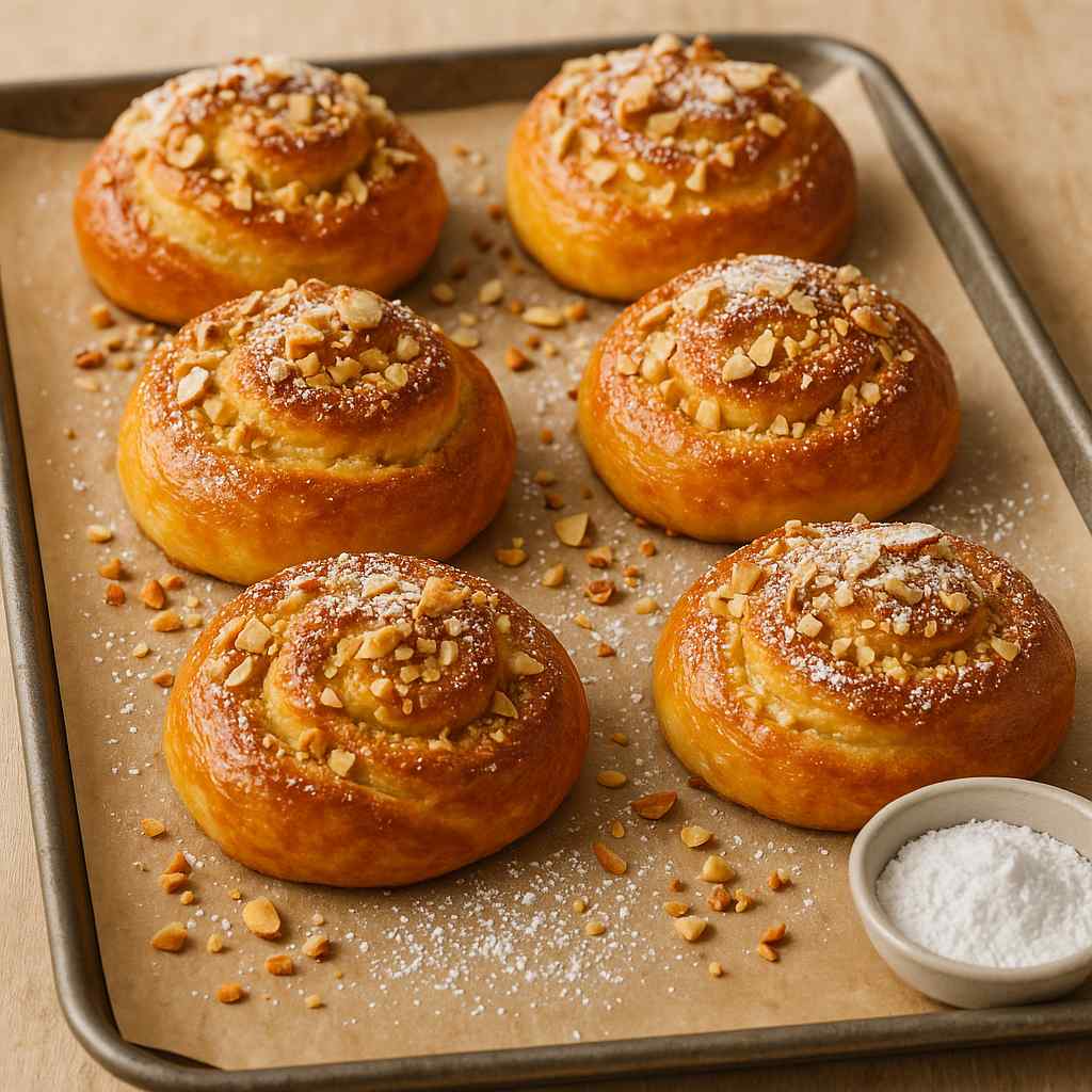Same-Day Almond Cream Brioche Buns (No Rings Needed)