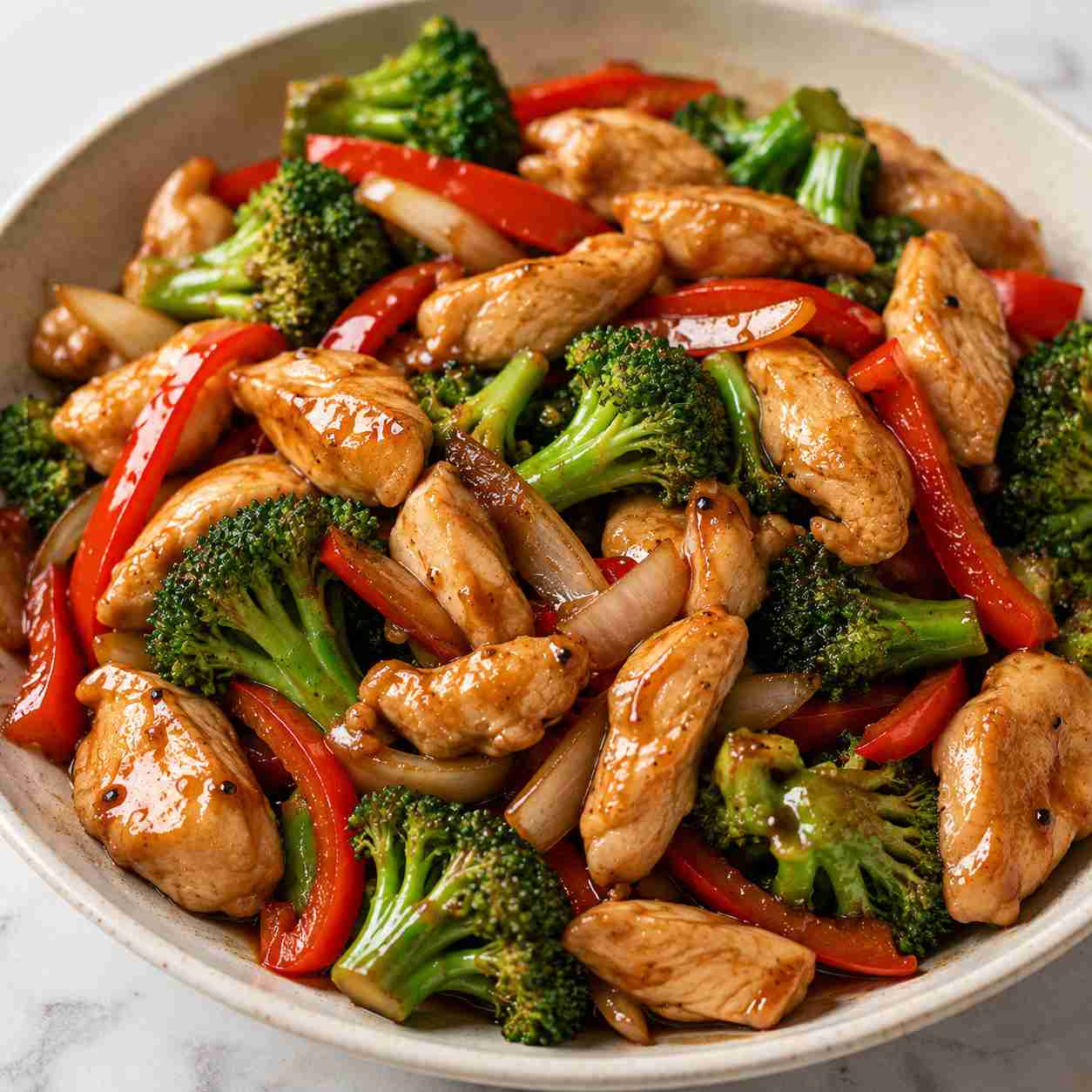 Healthy Chicken &amp; Broccoli Stir-Fry in 20 Minutes