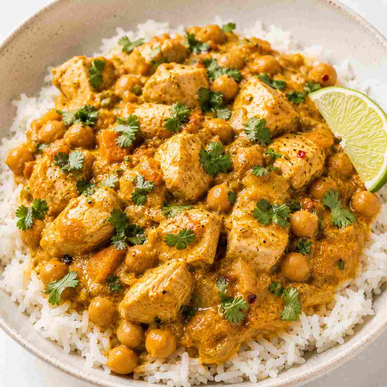Chicken Coconut Curry Chickpeas