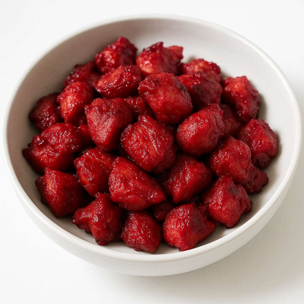 Healthy Chicken Tocino with Natural Beet Color