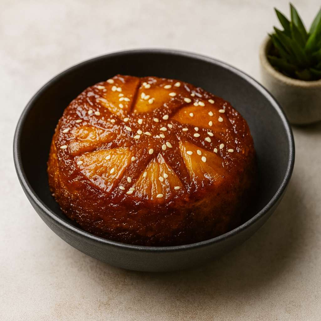 Caramelized Upside-Down Pineapple Cake Magic