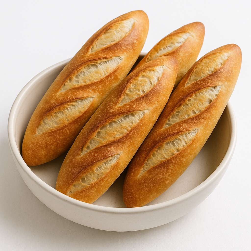 Crispy Vietnamese Bánh Mì Baguette 🥖 (French-Style Bread at Home)